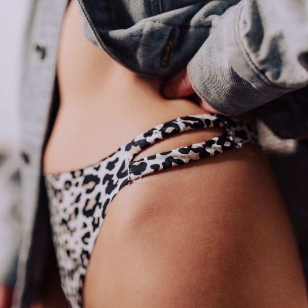 NET Animal-print Bootaybag thong